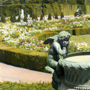 cupid in Versailles Gardens