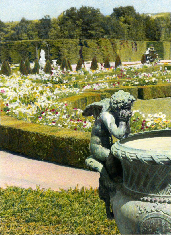 cupid in Versailles Gardens