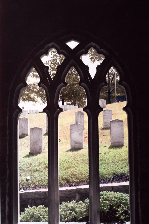 View from the House of Memory in Historic Oakwood Cemetery