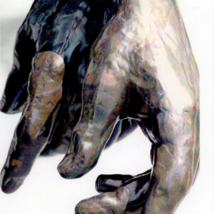 The hands from the Three Shades by Rodin at the NC Museum of Art