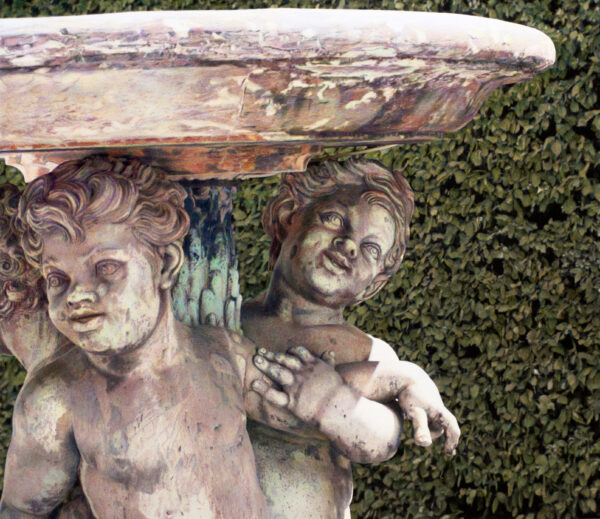 cherubs on fountain in Versailles Gardens